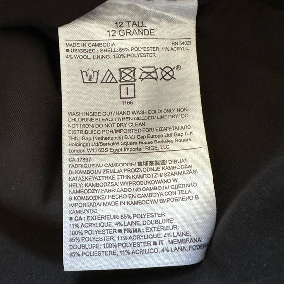 NWTs Banana Republic Metallic Tweed Pencil Skirt- Size 12 Tall - Picture 9 of 12